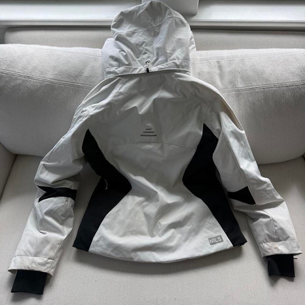 Nils white black womens ski jacket - Picture 6 of 6